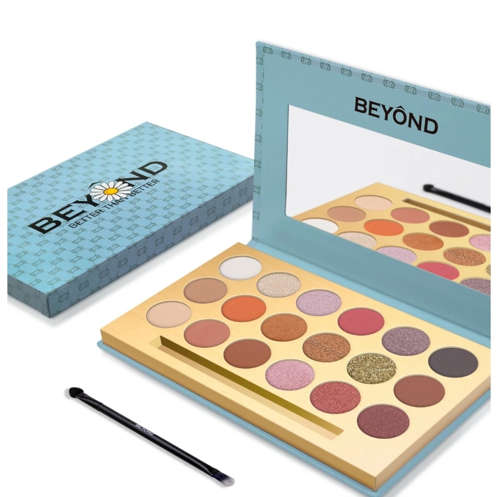 NIB 18Colors Shimmer & Matte Highly Pigment Professional Eyeshadow Palette.